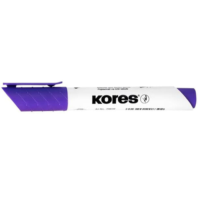 MARKER WHITEBOARD VIOLET 3MM KORES MARKER WHITEBOARD VIOLET 3MM KORES